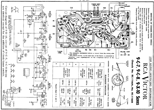 9-C-7 Ch= RC-1166A; RCA RCA Victor Co. (ID = 139701) Radio