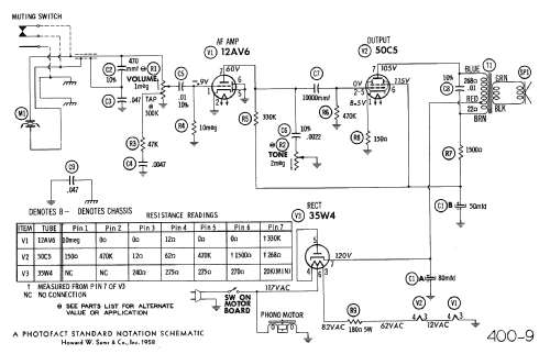 9-ES-5H Ch= RS-170B; RCA RCA Victor Co. (ID = 2617703) R-Player