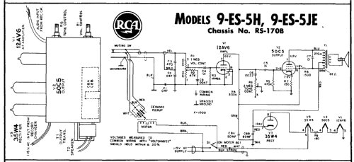 9-ES-5JE Ch= RS-170B; RCA RCA Victor Co. (ID = 139672) R-Player