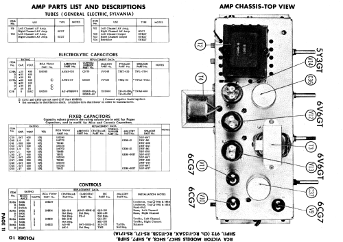 9-T-2 Ch= RC-1155AX or RC-1155B; RCA RCA Victor Co. (ID = 639292) Radio