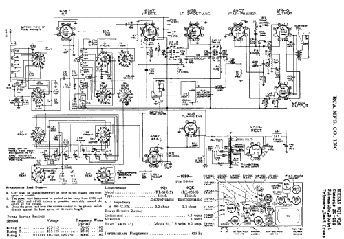 9Q1 Ch= RC-444; RCA RCA Victor Co. (ID = 967732) Radio