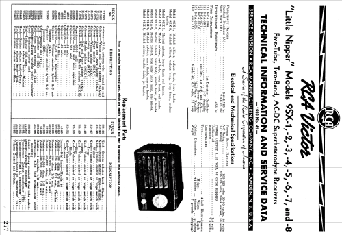 9SX-2 'Little Nipper' ; RCA RCA Victor Co. (ID = 977096) Radio