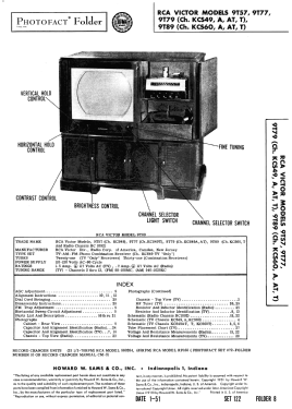 9T79 'Northampton' Ch= KCS49AT; RCA RCA Victor Co. (ID = 2840353) Télévision