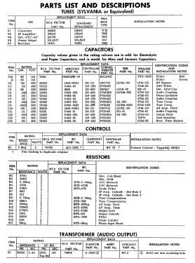 9Y511 Ch= RC-1077B; RCA RCA Victor Co. (ID = 2909159) Radio