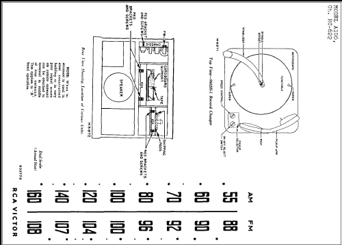 A106 Ch= RC-622; RCA RCA Victor Co. (ID = 253175) Radio