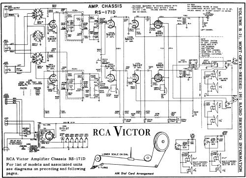 Amp. Chassis Ch= RS-171D; RCA RCA Victor Co. (ID = 147408) Ampl/Mixer