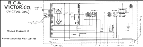 AP736 ; RCA RCA Victor Co. (ID = 242852) Ampl/Mixer