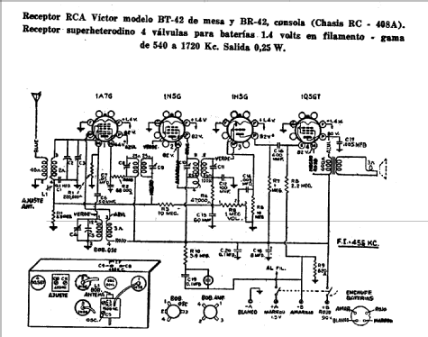 BR42 Ch= RC-408A; RCA RCA Victor Co. (ID = 498859) Radio