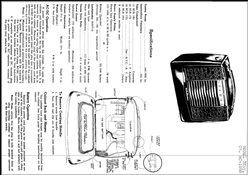 BX55 Ch= RC-1088; RCA RCA Victor Co. (ID = 253193) Radio