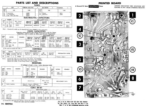 C1F Ch= RC-1188A; RCA RCA Victor Co. (ID = 608545) Radio