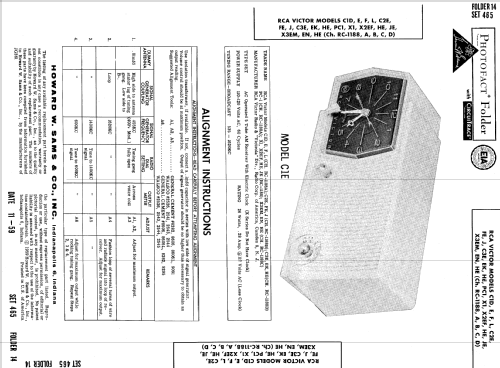 C3E Ch= RC-1188D; RCA RCA Victor Co. (ID = 608567) Radio