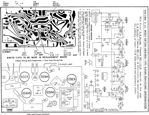 C-4 Ch=RC-1191; RCA RCA Victor Co. (ID = 186086) Radio