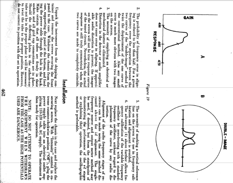 Cathode Ray Oscillograph 151; RCA RCA Victor Co. (ID = 961722) Ausrüstung