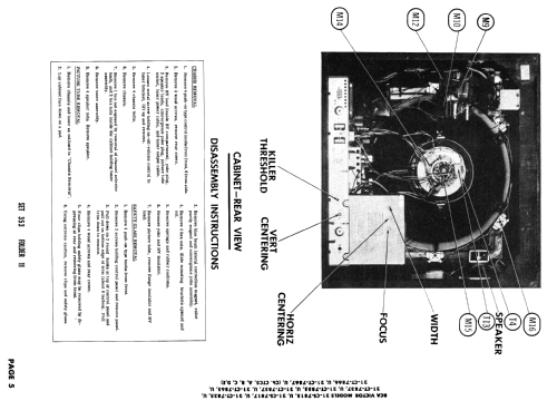 Color Television Receiver 21-CS-7815U - Ch= CTC5A; RCA RCA Victor Co. (ID = 1872390) Television