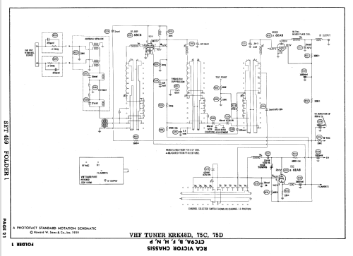 CTC9A,B,F,H,N,P; RCA RCA Victor Co. (ID = 592462) Television