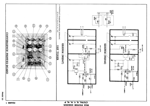 CTC9A,B,F,H,N,P; RCA RCA Victor Co. (ID = 592466) Television