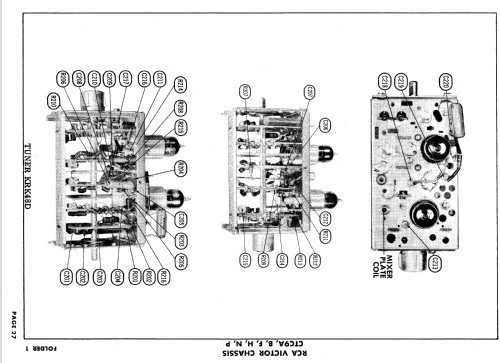 CTC9A,B,F,H,N,P; RCA RCA Victor Co. (ID = 592468) Television