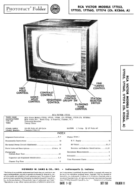 Hampton 17T160 Ch= KCS66; RCA RCA Victor Co. (ID = 3017070) Television