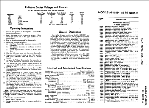 MI12224A ; RCA RCA Victor Co. (ID = 884412) Ampl/Mixer