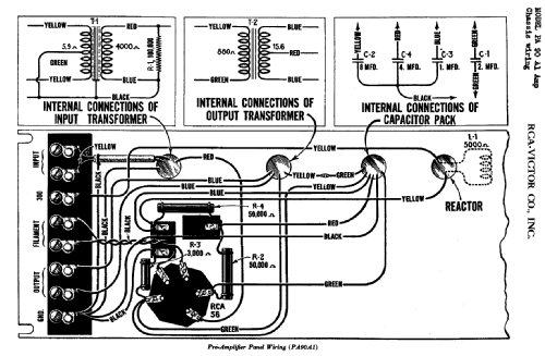 PA 90 A1 Preamp; RCA RCA Victor Co. (ID = 888603) Ampl/Mixer
