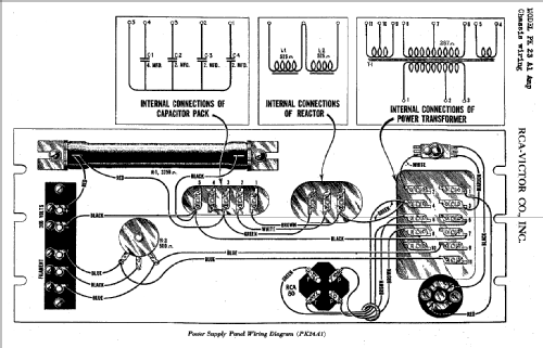 PK23A1 Power supply; RCA RCA Victor Co. (ID = 887562) Power-S