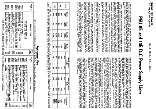 PSU 8E ; RCA RCA Victor Co. (ID = 890951) Power-S