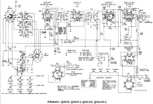 Q103X Ch= RC1044B; RCA RCA Victor Co. (ID = 1106721) Radio