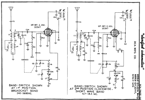 Q10-2 Ch= RC-594C; RCA RCA Victor Co. (ID = 211423) Radio