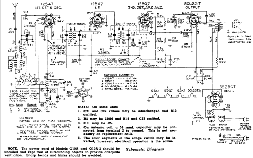 Q10 Ch=RC594C; RCA RCA Victor Co. (ID = 1110216) Radio