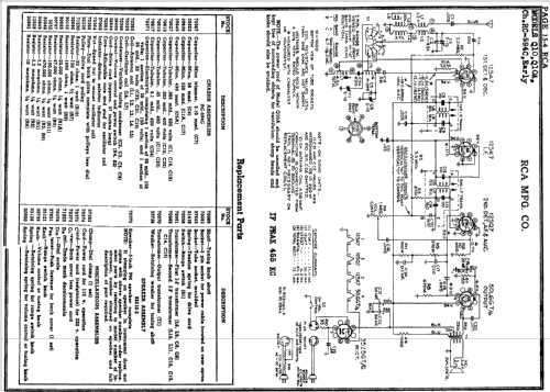 Q10 Ch=RC594C; RCA RCA Victor Co. (ID = 211397) Radio