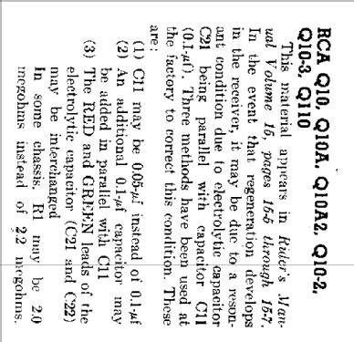 Q110 Ch= RC-594C; RCA RCA Victor Co. (ID = 900893) Radio