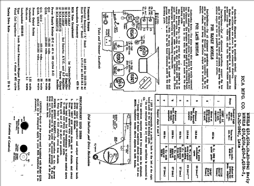 Q110 Ch= RC-594C; RCA RCA Victor Co. (ID = 900898) Radio