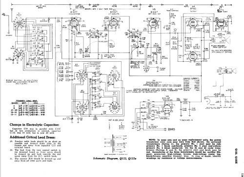 Q122X Ch= RC601A; RCA RCA Victor Co. (ID = 1106931) Radio