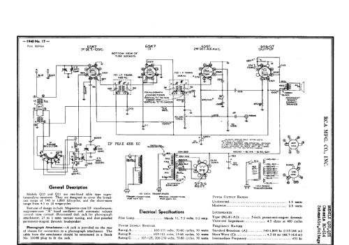 Q21 Ch= RC514; RCA RCA Victor Co. (ID = 457738) Radio