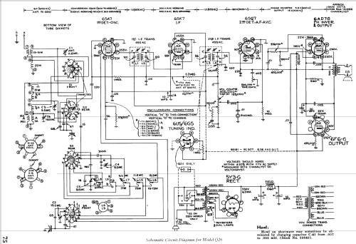 Q26 Ch= RC-507J; RCA RCA Victor Co. (ID = 1047665) Radio