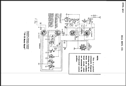 QB13 Ch= RC612; RCA RCA Victor Co. (ID = 438649) Radio