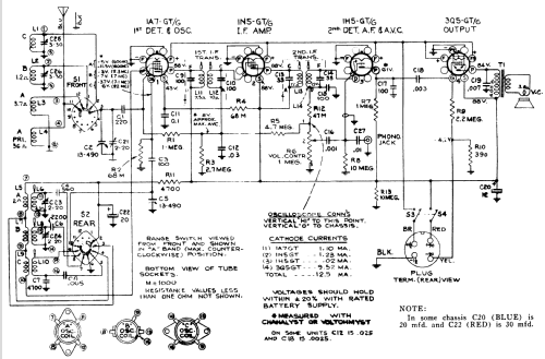 QB55 Ch= RC-563A; RCA RCA Victor Co. (ID = 1109078) Radio