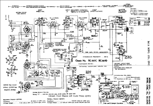 QU2M Ch= RC-507D; RCA RCA Victor Co. (ID = 909977) Radio