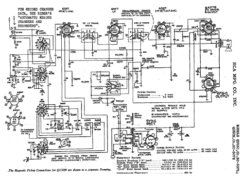 QU52M Ch= RC-507-N; RCA RCA Victor Co. (ID = 912951) Radio