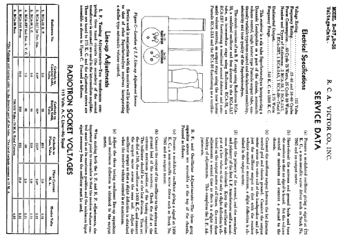 R-37 ; RCA RCA Victor Co. (ID = 915129) Radio