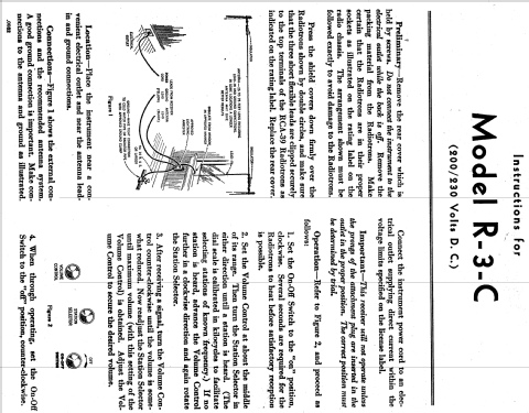 R-3-C ; RCA RCA Victor Co. (ID = 948976) Radio