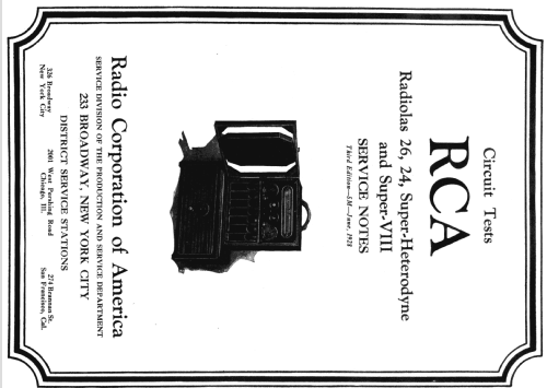 Radiola 24; RCA RCA Victor Co. (ID = 1028395) Radio