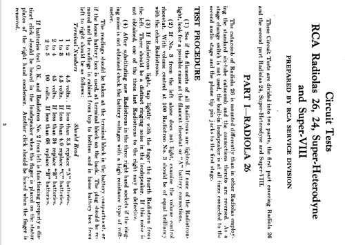 Radiola 26 ; RCA RCA Victor Co. (ID = 1028403) Radio