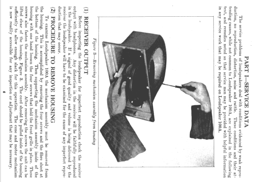 Radiola Loudspeaker 100-A; RCA RCA Victor Co. (ID = 1034367) Parlante