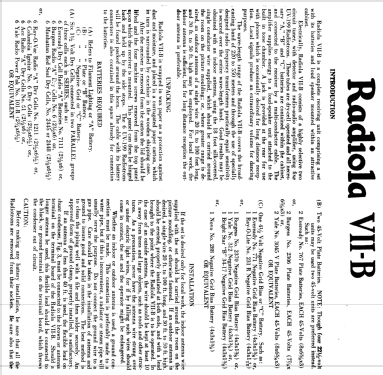 Radiola VII B AR-907; RCA RCA Victor Co. (ID = 1028149) Radio