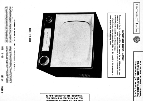 RCA Victor 17-S-450R KCS93; RCA RCA Victor Co. (ID = 2653242) Televisore