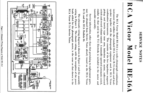 RE-16A Ch= R-7A; RCA RCA Victor Co. (ID = 972527) Radio