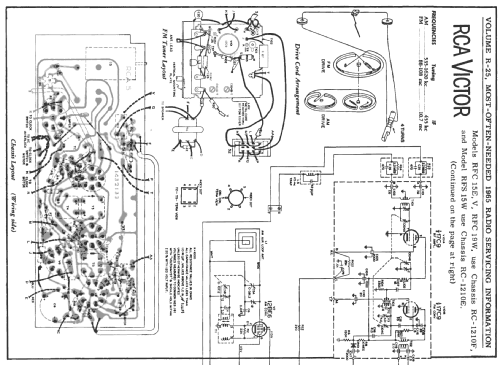 RFC 15 V Ch= RC-1210F; RCA RCA Victor Co. (ID = 192462) Radio