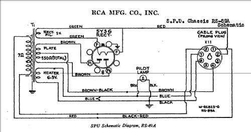 RS-89A Socket Power Unit; RCA RCA Victor Co. (ID = 921976) A-courant