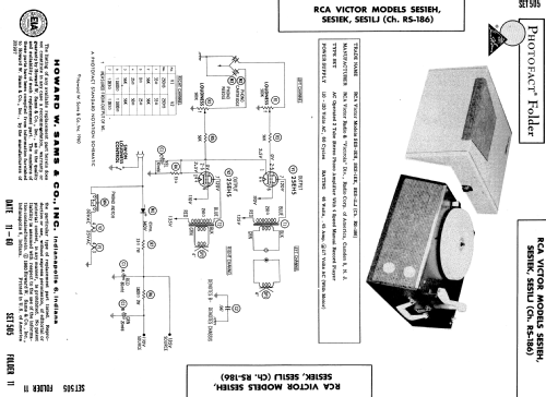 SES1EH Ch= RS-186; RCA RCA Victor Co. (ID = 523038) Reg-Riprod